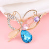Wholesale Alloy Crystal Butterfly Diy Jewelry Accessories Hair Accessories Headdress Phone Shell With Electroplating