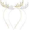 Wholesale Alloy Crystal Christmas Hairband For Girls With Animal Style And Electroplating Treatment