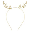 Wholesale Alloy Crystal Christmas Hairband For Girls With Animal Style And Electroplating Treatment