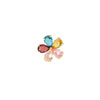 Wholesale Alloy Crystal Flower Antiglare Brooch Buckle Electroplating For Women