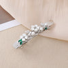 Wholesale Alloy Crystal Flower Spring Clip Hair Accessories For Women With Electroplating Treatment