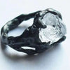 Wholesale Alloy Crystal Ring With Geometric Design Exaggerated Hip Hop Style For Women