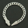 Wholesale Alloy Cuban Chain Necklace With Geometric Pattern And Snake Head Magnetic Buckle For Women Light Luxury Design With Diamond Treatment