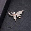 Wholesale Alloy Deer Brooch With Flower Pattern Electroplated For Women's Jewelry Accessories