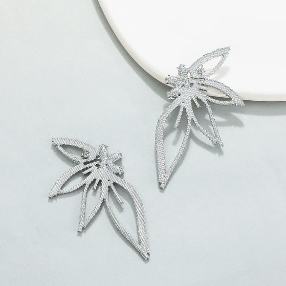 Wholesale Alloy Diamond Animals And Flowers Earrings For Women