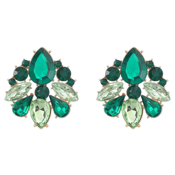 Wholesale Alloy Diamond Geometric Earrings For Women