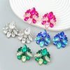 Wholesale Alloy Diamond Geometric Earrings For Women
