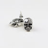 Wholesale Alloy Diamondencrusted Geometric Skull Earrings