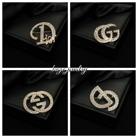 Wholesale Alloy Diamondencrusted Vintage Bow Brooch With Electroplating For Women's Clothing Accessories