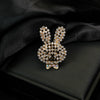 Wholesale Alloy Diamondencrusted Vintage Bow Brooch With Electroplating For Women's Clothing Accessories