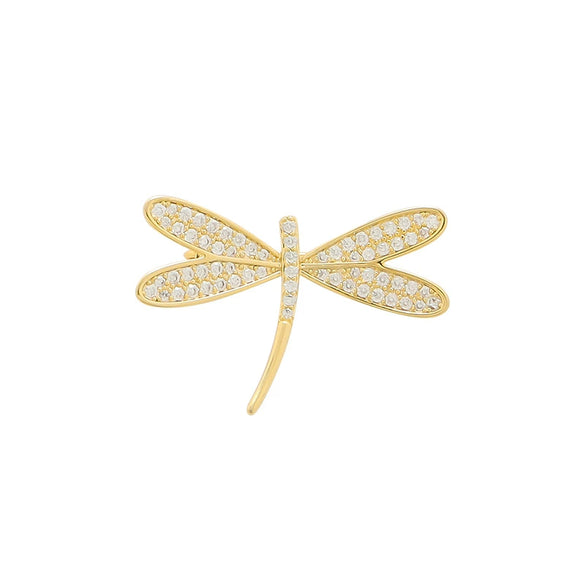 Wholesale Alloy Dragonfly Brooch For Women With Electroplating Treatment