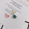 Wholesale Alloy Dripping Oil Butterfly Hollow Flower Three Dimensional Rose Earrings Jewelry Accessories