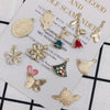 Wholesale Alloy Dripping Oil Butterfly Hollow Flower Three Dimensional Rose Earrings Jewelry Accessories