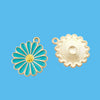 Wholesale Alloy Dripping Oil Daisy Pendant Accessories Cartoon Plants Flowers Style