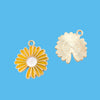 Wholesale Alloy Dripping Oil Daisy Pendant Accessories Cartoon Plants Flowers Style