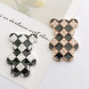 Wholesale Alloy Dripping Oil Square Bear Mobile Phone Shell Decorative Jewelry Accessories