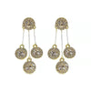 Wholesale Alloy Dropshaped Geometric Women's Long Tassel Earrings