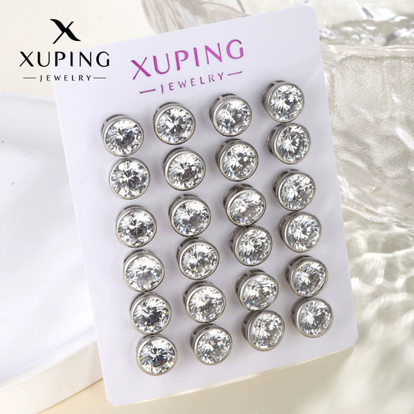 Wholesale Alloy Earrings Minimalist Style With Heart And Star Shapes Electroplated For Women
