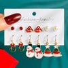 Wholesale Alloy Earrings With Cartoon Characters Dripping Oil Design For Women Festival Elements Style