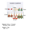 Wholesale Alloy Earrings With Cartoon Characters Dripping Oil Design For Women Festival Elements Style
