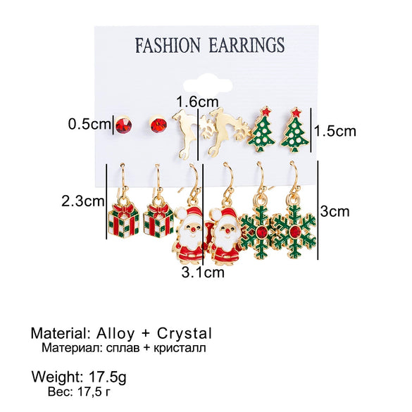 Wholesale Alloy Earrings With Cartoon Characters Dripping Oil Design For Women Festival Elements Style