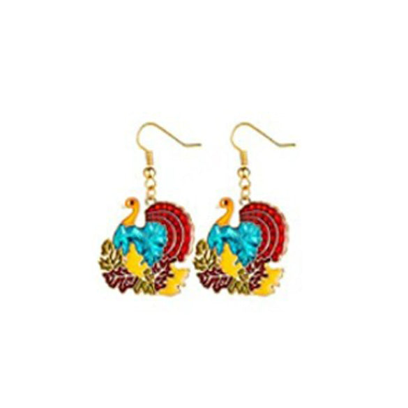 Wholesale Alloy Earrings With Leaf Geometric Animal Zodiac Patterns And Electroplating For Women