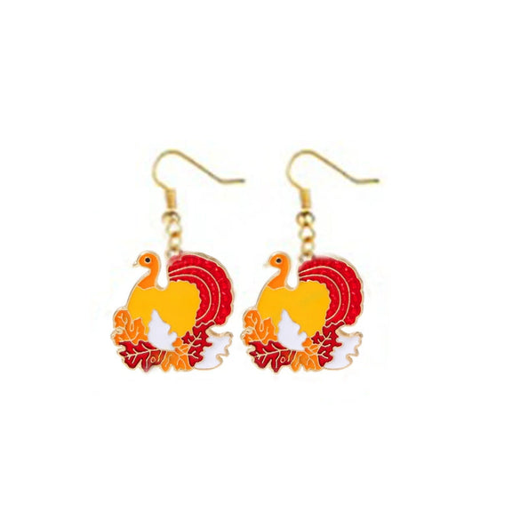 Wholesale Alloy Earrings With Leaf Geometric Animal Zodiac Patterns And Electroplating For Women