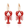Wholesale Alloy Electroplated Animal Patterned Earrings For Women With Vacation Style