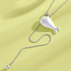 Wholesale Alloy Electroplated Animal Zodiac Fish Whale Pendant Clavicle Chain Necklace For Women