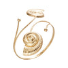 Wholesale Alloy Electroplated Conch Arm Bracelet Simple Vacation Style