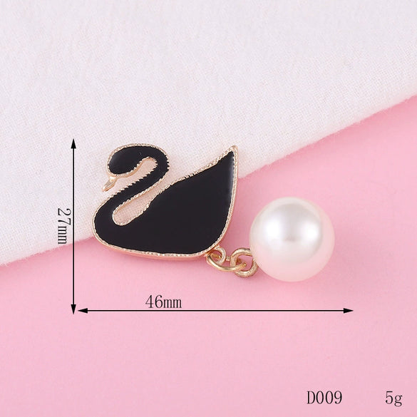 Wholesale Alloy Electroplated Creative Metal Accessories With Mickey Head And Duck Shapes For Jewelry And Mobile Phone Shells
