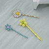 Wholesale Alloy Electroplated Daisy Side Hairpin For Women Pastoral Style Flower Hair Accessory