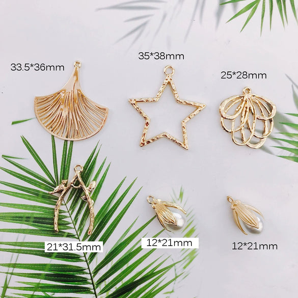 Wholesale Alloy Electroplated Fashion Geometric Jewelry Accessories Earrings Pendant