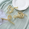 Wholesale Alloy Electroplated Fashion Ponytail Shark Hair Clip For Women