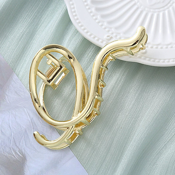 Wholesale Alloy Electroplated Fashion Ponytail Shark Hair Clip For Women