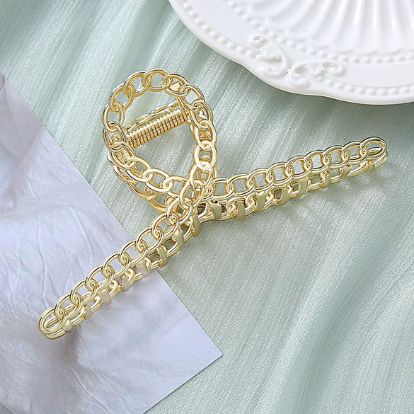 Wholesale Alloy Electroplated Fashion Ponytail Shark Hair Clip For Women
