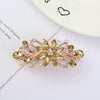 Wholesale Alloy Electroplated Flower Rhinestone Hairpin For Women