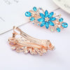 Wholesale Alloy Electroplated Flower Rhinestone Hairpin For Women