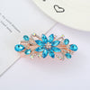Wholesale Alloy Electroplated Flower Rhinestone Hairpin For Women