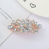 Wholesale Alloy Electroplated Flower Rhinestone Hairpin For Women