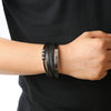 Wholesale Alloy Electroplated Geometric Bracelets For Men