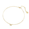Wholesale Alloy Electroplated Geometric Butterfly Sweet Style Necklace With Box Chain