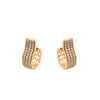 Wholesale Alloy Electroplated Geometric Micropaved Zircon Elegant Earrings