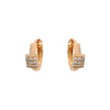 Wholesale Alloy Electroplated Geometric Style Zircon Earrings For Women