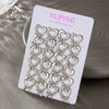 Wholesale Alloy Electroplated Heart Bow Micropaved Zircon Women's Earrings
