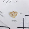 Wholesale Alloy Electroplated Jewelry Accessories Abstract Elephant Sunflower Heart Shaped Pendant Earrings