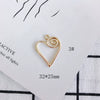 Wholesale Alloy Electroplated Jewelry Accessories Abstract Elephant Sunflower Heart Shaped Pendant Earrings