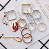 Wholesale Alloy Electroplated Jewelry Accessories Round Square U Shaped Earrings Pendant Bracelet