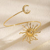 Wholesale Alloy Electroplated Open Arm Bracelet Minimalist Fashion Hand Accessory