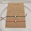 Wholesale Alloy Electroplated Simple Five Pointed Star Couple Bracelet Jewelry
